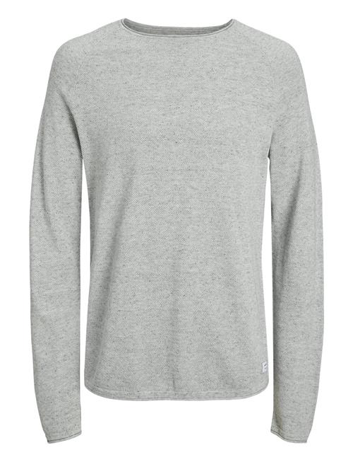 Se Jack & Jones Jjehill Knit Crew Neck Noos Jack & J S Grey ved Booztlet