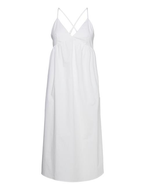 Cotton Cross Back Dress Mango White