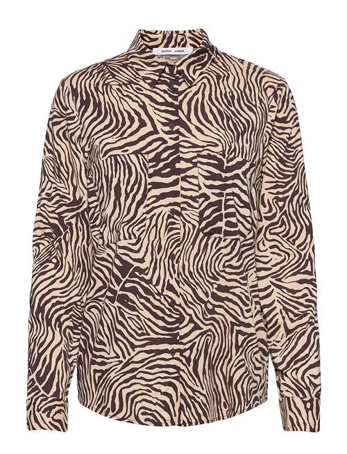 Milly Shirt Aop 9942 Samsøe Samsøe Brown