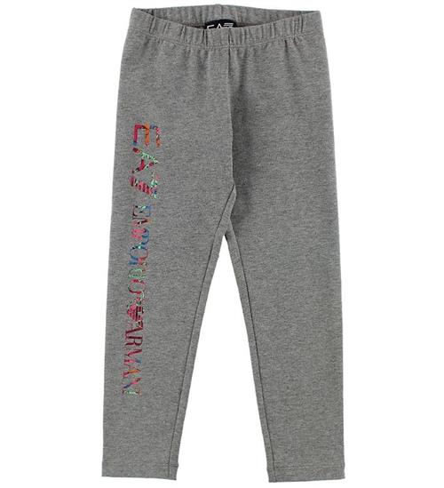 Se EA7 Leggings - GrÃ¥meleret ved KidsWorld