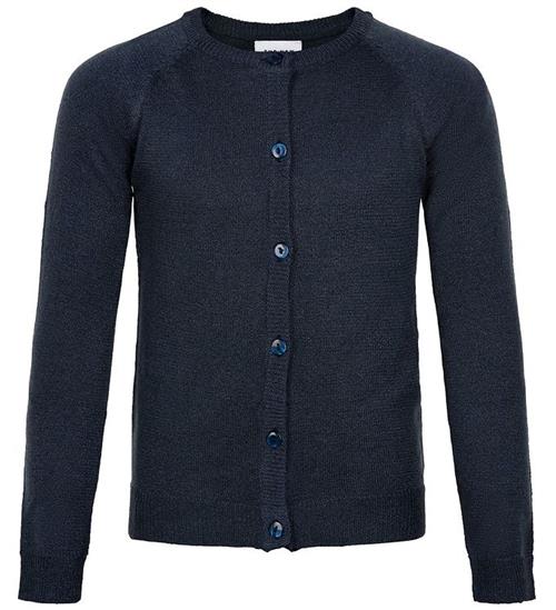 Se The New The New Cardigan - Strik - Aya - Navy Glitter ved KidsWorld