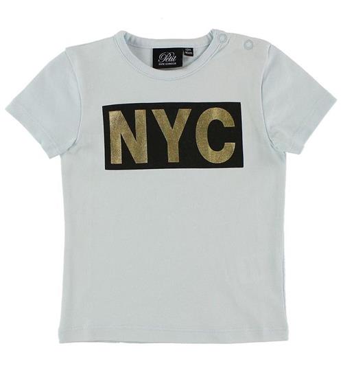 Se Petit by Sofie Schnoor T-shirt - LyseblÃ¥ m. NYC ved KidsWorld