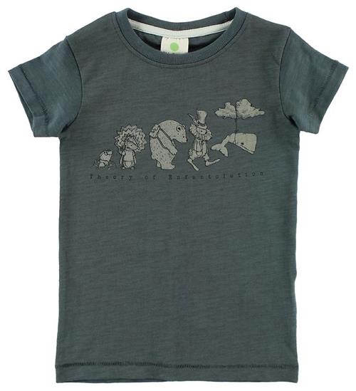 En Fant T-shirt - Gate - MÃ¸rk Petroleum m. Dyr