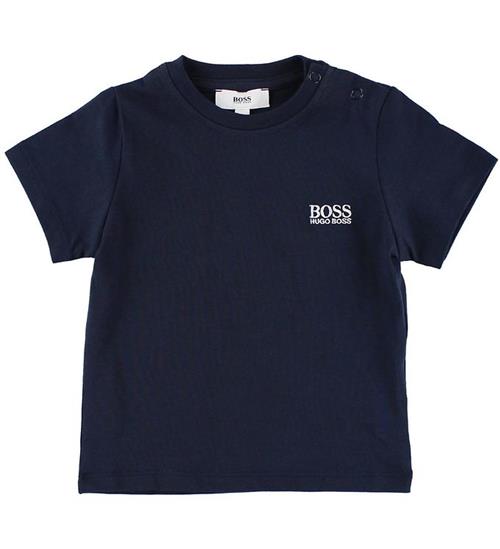 Se BOSS T-shirt - Navy m. Logo ved KidsWorld