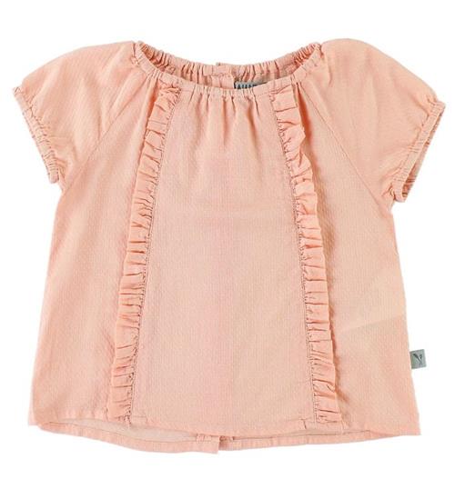 Se Wheat Wheat T-shirt - Becca - Peach Portrait ved KidsWorld