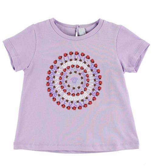 Se Versace Young Versace T-shirt - Lavendel m. Logo/MariehÃ¸ns ved KidsWorld