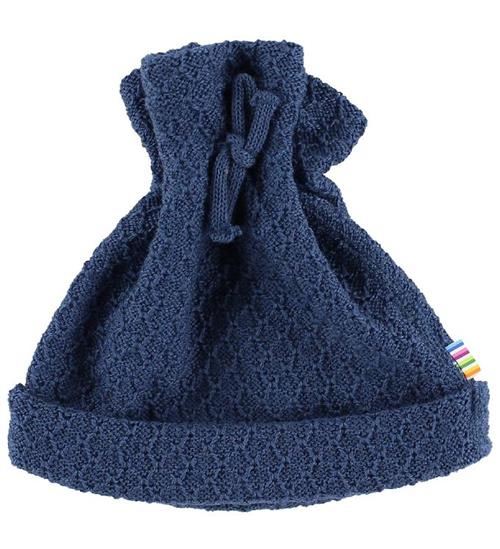 Se Joha Joha Strikhue - Uld - Navy ved KidsWorld