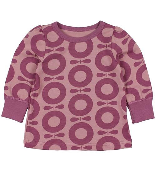 Katvig Classics Bluse - Rosa m. Lilla Ãbler