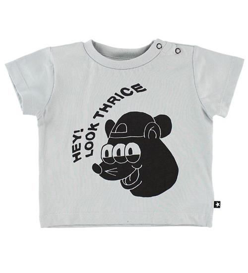 Se Molo Molo T-shirt - Emilio - Pearled Blue ved KidsWorld