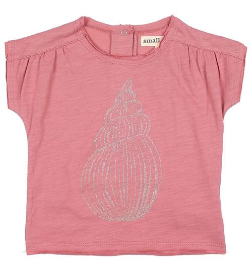 Se Small Rags Small Rags T-shirt - Grace - StÃ¸vet Rosa m. Glitter ved KidsWorld