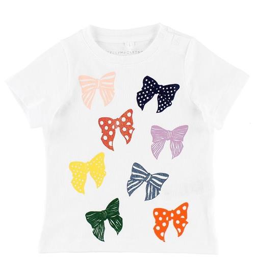 Stella McCartney Kids Stella McCartney Kids T-shirt - Hvid m. SlÃ¸jfer