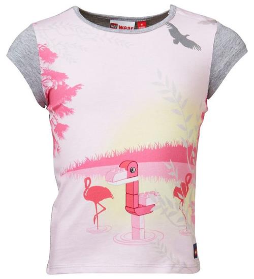 LEGOÂ® Wear LEGOÂ® Duplo T-shirt - GrÃ¥meleret/Rosa m. Flamingo