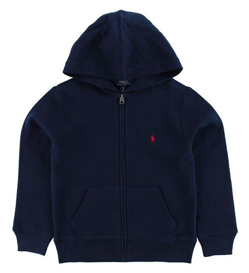 Se Polo Ralph Lauren Polo Ralph Lauren Cardigan - Sweat - Navy m. Logo ved KidsWorld