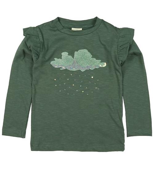 Se En Fant Bluse - GrÃ¸n m. Sky ved KidsWorld