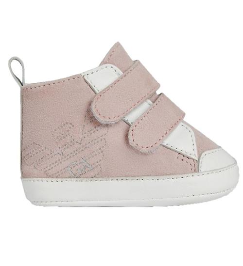 Se Emporio Armani Emporio Armani Hjemmesko - Sneakers - Rosa/Hvid ved KidsWorld