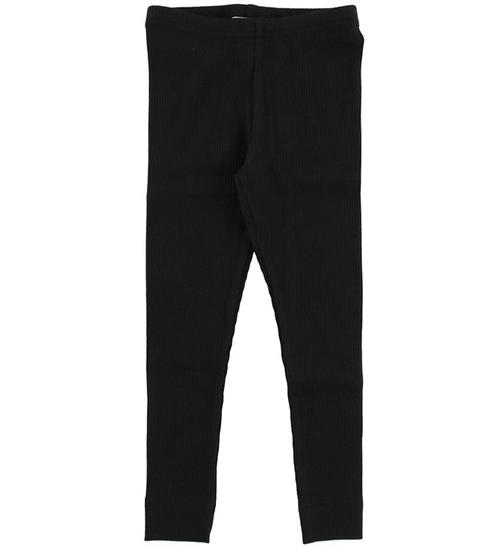 Se MarMar Leggings - Rib - Modal - Black ved KidsWorld