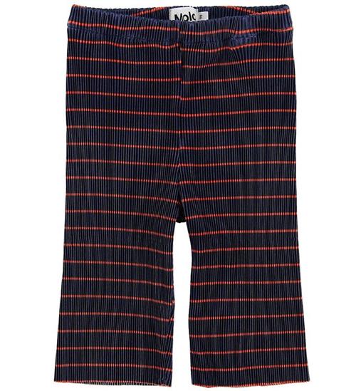 Se Molo Bukser - Aliecia - Navy Red Stripe ved KidsWorld