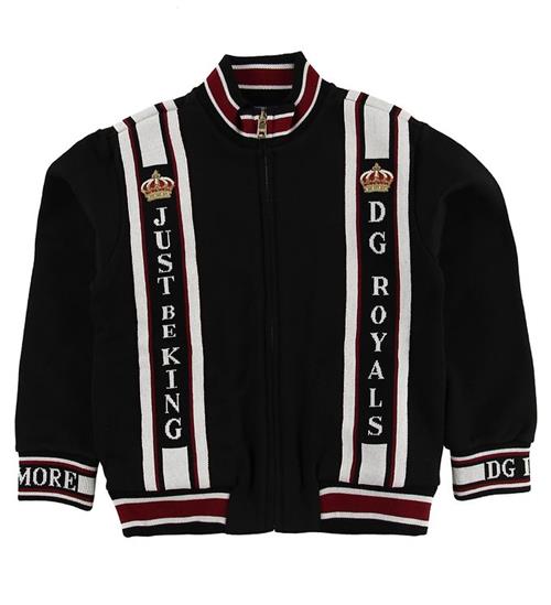 Se Dolce & Gabbana Dolce & Gabbana Cardigan - Sort m. Logo ved KidsWorld