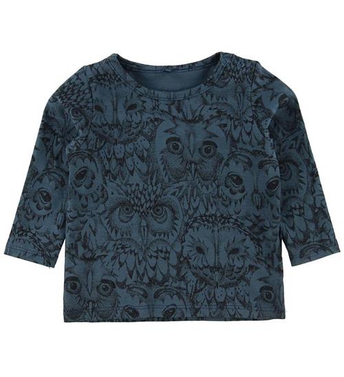 Se Soft Gallery Bluse - Bella - Orion Blue m. Ugler ved KidsWorld