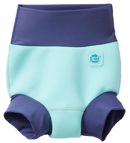 Se Splash About Blebadebukser - Happy Nappy - UV50+ - Blue Cobalt ved KidsWorld