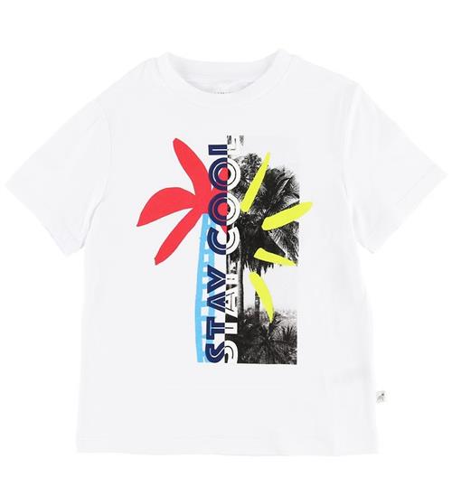 Se Stella McCartney Kids Stella McCartney Kids T-shirt - Hvid m. Palme ved KidsWorld