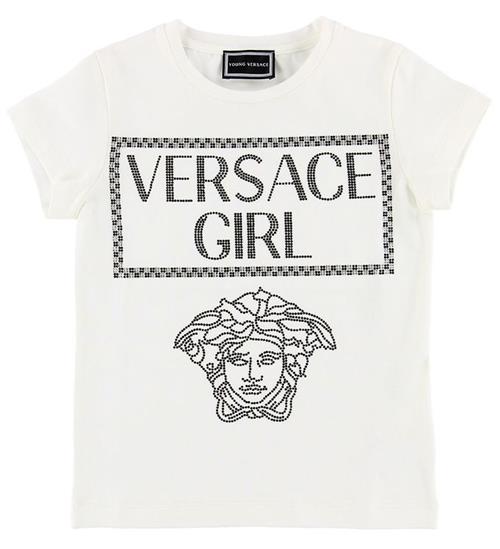 Versace Young Versace T-shirt - Hvid m. Versace Girl