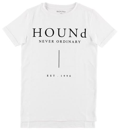 Se Hound T-shirt - Hvid m. Logo ved KidsWorld