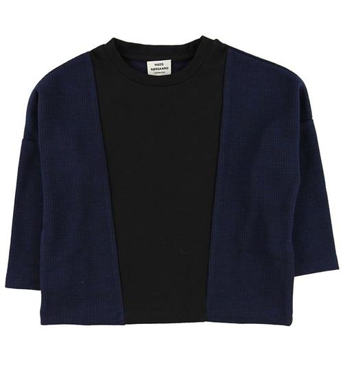 Mads NÃ¸rgaard Mads NÃ¸rgaard Bluse - Trustina - Navy/Sort