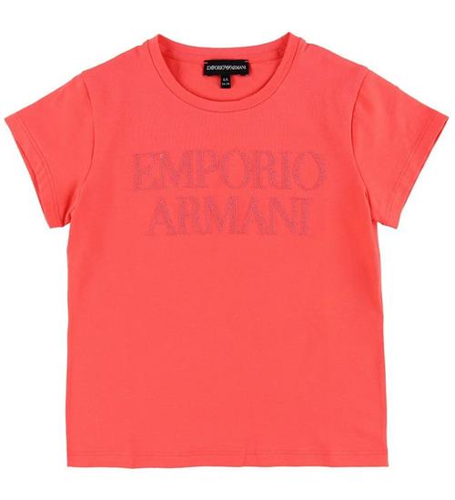 Emporio Armani Emporio Armani T-shirt - Koral m. Pailletter