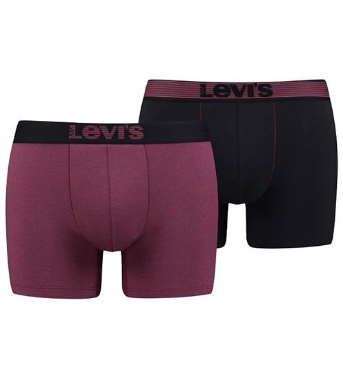 Levis Boxershorts - 2-pak - Boxer Brief - Fuchsia/Sort