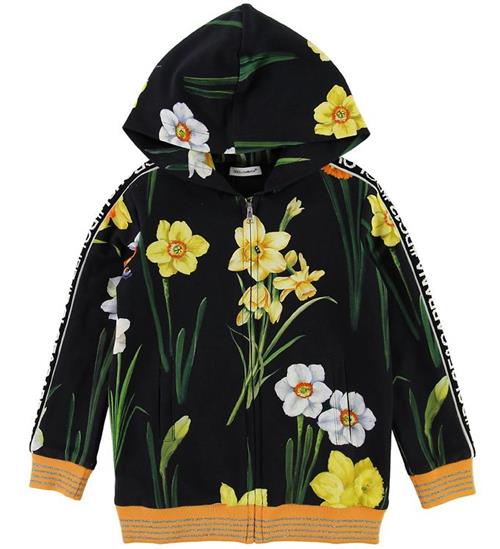 Se Dolce & Gabbana Dolce & Gabbana Cardigan - Sort m. Blomster ved KidsWorld