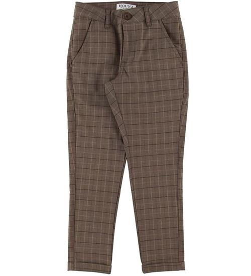 Se Hound Chinos - Fashion Chino Checks - Brown ved KidsWorld