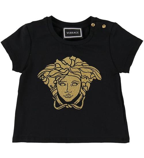 Se Versace T-shirt - Sort m. Medusa ved KidsWorld