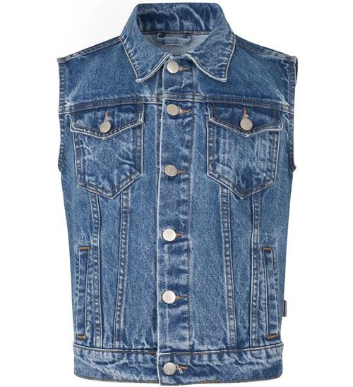 Se Mads NÃ¸rgaard Mads NÃ¸rgaard Denimvest - Zigga - Stone Wash ved KidsWorld