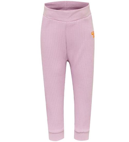 Se Hummel Bukser - HMLGael - Rib - Mauve Shadow ved KidsWorld