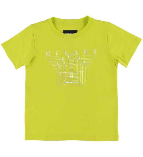 Se Emporio Armani Emporio Armani T-shirt - Gul ved KidsWorld