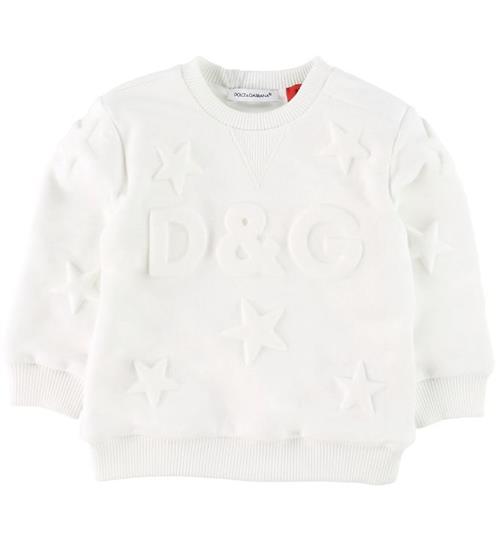 Se Dolce & Gabbana Dolce & Gabbana Sweatshirt - Hvid m. Stjerner ved KidsWorld