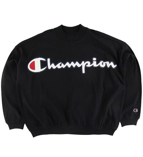 Se Champion Champion Fashion Bluse - Sort m. Logo ved KidsWorld