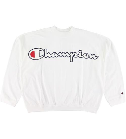 Se Champion Champion Fashion Bluse - Hvid m. Logo ved KidsWorld