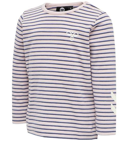 Se Hummel Hummel Bluse - HMLKoral - LyserÃ¸d/Lillastribet ved KidsWorld