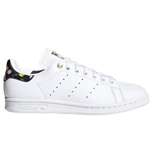 Se adidas Originals Sko - Stan Smith W - Hvid m. Blomster ved KidsWorld