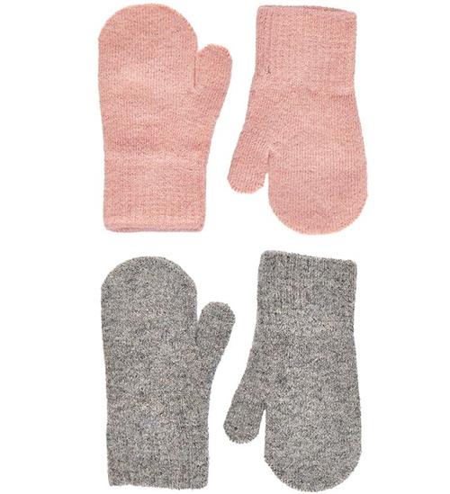 CeLaVi CeLaVi Luffer - Uld/Nylon - 2-pak - Misty Rose/GrÃ¥meleret