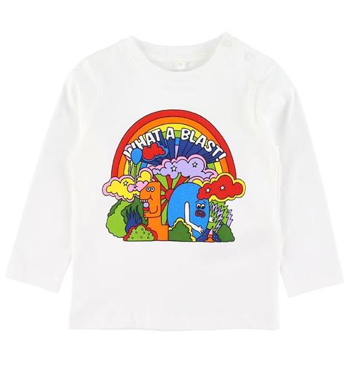 Se Stella McCartney Kids Bluse - What A Blast - Hvid ved KidsWorld