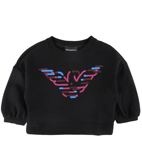 Emporio Armani Emporio Armani Sweatshirt - Sort m. Palietter