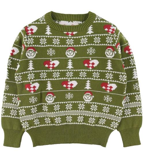 Jule-Sweater Jule-Sweaters Bluse - Den Stilede Julesweater - GrÃ¸n