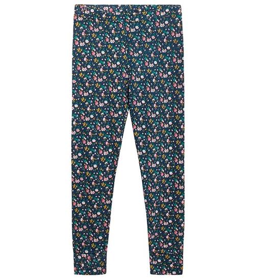 Hust and Claire Hust and Claire Leggings - Ludo - Viskose/Bambus - Navy m. Bloms