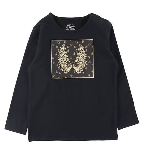 Petit by Sofie Schnoor Bluse - Elenor - Sort m. Vinger
