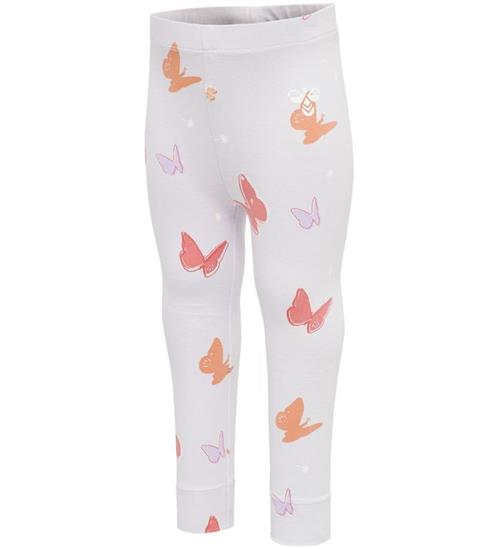 Se Hummel Hummel Leggings - hmlClara - Lavendel m. Sommerfugle ved KidsWorld