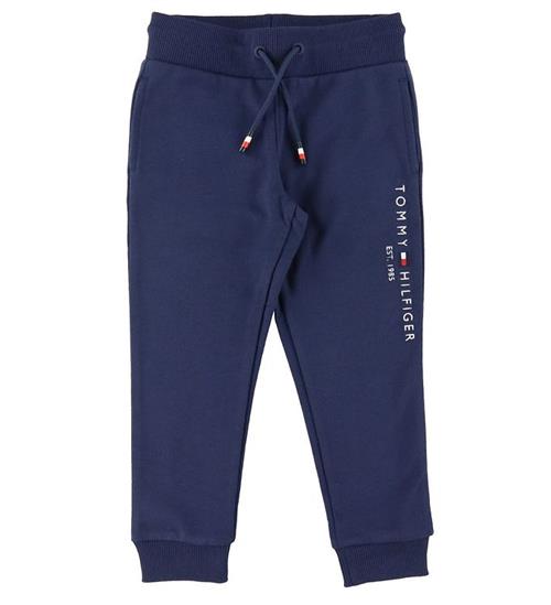 Se Tommy Hilfiger Tommy Hilfiger Sweatpants - Essential - Organic - Twilight Navy ved KidsWorld