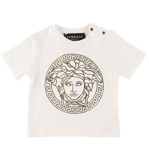 Versace Versace T-shirt - Medusa - Hvid/Guld